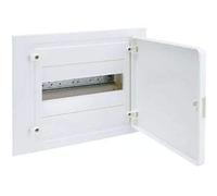 Caja empotrable golf serie VF, 1 fila, 12M,puerta opaca blanca, regleta y chasis