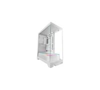Caja Mars Gaming MC-PRISMA Triple Cristal ARGB Blanco Semitorre ATX