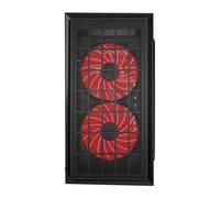 CAJA PC GEMBIRD CCC-FORNAX-950R GAMING DESIGN PC CASE 3 X 12 CM VENTILADOR ROJO