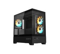 Caja PC Gigabyte C201 Panoramic Negra ATX Cristal Templado RGB 3 Ventiladores