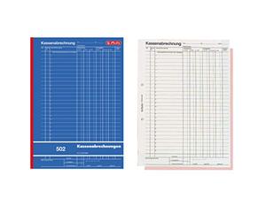CAJA REGISTRADORA HERLITZ A4 502 2X 50 HOJAS