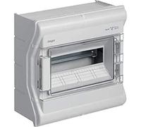 Caja s. est.VE,ext.,IP65,1F,12M, p.trans