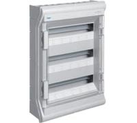 Caja s. est.VE,ext.,IP65,3F,54M,p.trans.