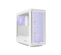 Caja Semitorre NOX Hummer AERO Blanca ARGB ATX/M-ATX/ITX Cristal Templado 4x140mm ARGB PWM/USB-C