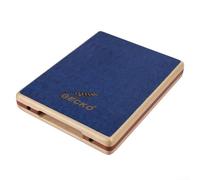 Cajon Batterie à main portable - Instrument de percussion en bois avec fils de caisse claire Finition bleue 45 x 235 x 290 mm (PAD3)