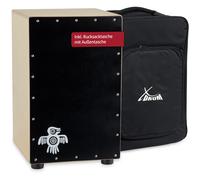 Cajon Batterie Percussion Tambour Bois Noir Bouleau Peru Snare Réglable Housse