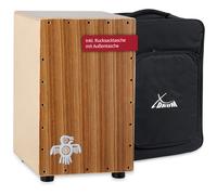 Cajon Batterie Percussion Tambour Bois Zebre Bouleau Peru Snare Réglable Housse