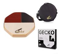 Cajon Boîte à percussion portable avec caisse claire et bongo, kit de batterie de voyage compact en bois de bouleau avec sac de transport pour équipement de musique en plein air