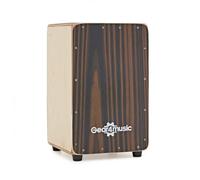 Cajon Compact en Hêtre avec Assise et Housse - Ébène par Gear4music