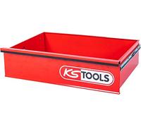 Cajón con logotipo y guía de bolas para carro de taller P35, 568x398x145 mm