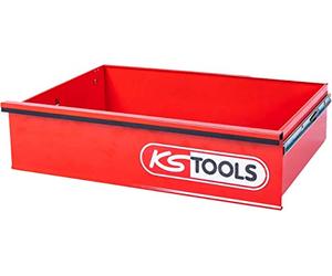 Cajón con logotipo y guía de bolas para carro de taller P35, 568x398x145 mm