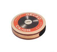 Cajon de voyage compact avec éléments shaker intégrés offrant une résonance chaude et un attrait visuel pendant la performance