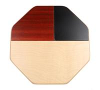 Cajon de voyage léger 740 g | Bongo haut et bas sons de caisse claire, jeu de doigt, bord lisse sans bavures, bois noir croton de bouleau