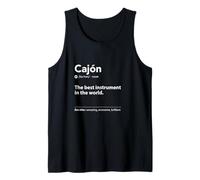 Cajon Definition The Best Instrument Funny Music Amateur Débardeur