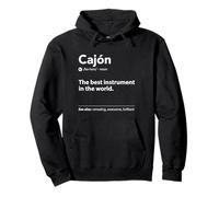 Cajon Definition The Best Instrument Funny Music Amateur Sweat à Capuche