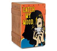 Cajon Drum Tambour Caisse Batterie Percussion Snare Bass Port Design en Pop Art