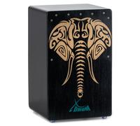 Cajon Drum Tambour Caisse Batterie Percussion Snare Basse Design en Éléphant