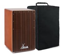 Cajon Flamenco Batterie a Main Porte Basse Snare Bois Ebene Cacao avec Housse