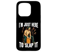 Cajón Just Here To Slap It Funny Kachon Percussion Cajonist Coque pour iPhone 15 Pro
