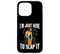 Cajón Just Here To Slap It Funny Kachon Percussion Cajonist Coque pour iPhone 15 Pro Max