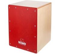 CAJON NINO 33cm, BOULEAU, FACADE ROUGE Multicolore