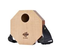 Cajon octogonal, tambour de voyage portable 3 en 1 avec sons de caisse claire, bongo et maraca, idéal for les débutants, les musiciens itinérants et les auteurs-compositeurs(Log)