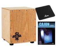 Cajon pour Enfants Junior Tambour Bois en Bouleau Basse Snare Set Sac et Assise