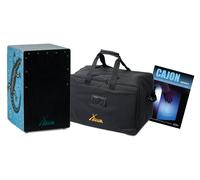 Cajon Tambour Caisse Batterie Percussion Snare Basse Design en Gecko Set Sac