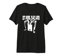 Cajun Cajon Sit Down Play Loud Percussion Drums Musique de Rue T-Shirt Haut de Gamme