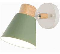 CAKADIXIY Application murale des styles modernes, lampe réglable angle, luminaires de lampes murales nordiques, Lumières d'allumage Corridor Lecture lite chevet E27 (couleur: gris)(Green)
