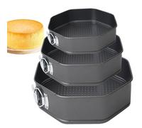 Cake Bake Pan - Carbon Steel 28 x 28 x 7 cm | 3 pièces Nonstick Baking Pan Set