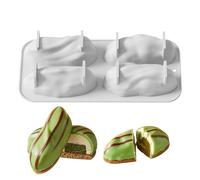 Cake Baking Mold, Food Grade Silicone Tray Set, Easy Release Dessert Pan for Chocolate Candy Sweet Home Kitchen Oven Freezer Party Birthday Baking Cooking Use Dessert Preparation Snack Creation