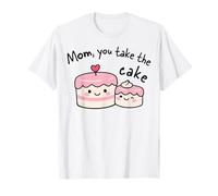 Cake Baking Mom Cute Son Daughter Mommy Mum Mother's Day Mama T-Shirt