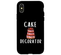 Cake Decorator Uniform Wedding Bakers Pastry Chef Bakery Coque pour iPhone X/XS