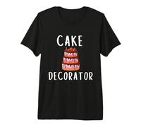 Cake Decorator Uniform Wedding Bakers Pastry Chef Bakery T-Shirt Haut de Gamme