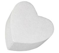 Cake Dummies Heart Shaped Baking Mold White 30.00X25.00X5.00CM Create Faux Cake 1Set