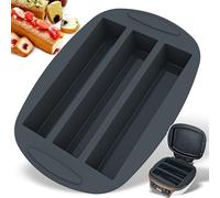 Cake Long Moule en Silicone Moule Mini Cake Compatible avec Cake Factory | Lot de 1 moule a mini cake Apéro moule gateau silicone pour 3 multi Apéritif Pâtisserie Gateau
