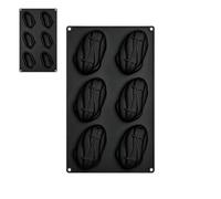 Cake Molds For Baking | 3D Nut Shape Dessert Jelly Pan,6 Cavity Pudding Mold | Ideal For Home Kitchen Baking Pastry Bakery Restaurant Cafe