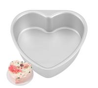 Cake Pans for Baking, Aluminum Non Stick Kitchen Tools, Heart Shaped Cake Tins and Baking Molds for Cheesecake, Muffins, Desserts, Perfect for Valentines, Weddings, Birthdays, Christmas, Family