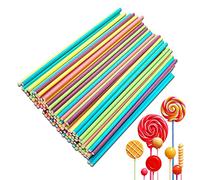 Cake Pop, 300 Pop Sticks Colorés de 15 cm Pour Bâtonnets à Gâteaux, Desserts et Chocolats