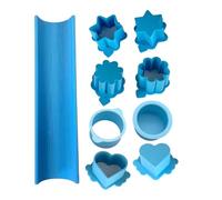 Cake Pop Mold Set - 8.9x2.17x1.18 Inches Circle Maker Baking Cutter for Kitchen, Material, Multi-Purpose Use with 3D Printed, Dessert Making Tools for Wedding, Celebration, Birthday Parties, Holiday
