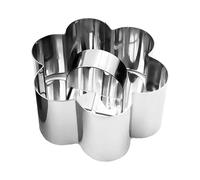 Cake Ring Mold, Stainless Steel Mold, Mousse Cake Mold, Flower Shape Mold, Heart Shape Mold, Baking Ring Mold, Multi-Functional Cake Dessert Mold For Kitchen And Birthday