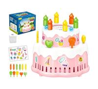 Cake Shape Bubble Machine - Electric Musical Light Up Bubble Toy