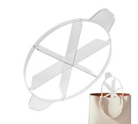 Cake Slicer - 13.4x10x1.8in PP Cake Portion Cutter, Pastry Server, 6 Or 8-Cut, Black Or Transparent | Birthday, Wedding, Family Dinner, Picnic, Home, Restaurant, Fondant, Flan, Party Dessert Serving