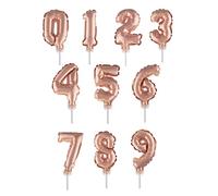 ESPA Cake Topper Ballon Chiffre Rose Gold 12,7 cm - Rose
