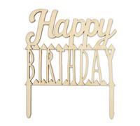 Cake Topper Bois "Happy Birthday