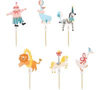 Cake Topper Circus 9 - 11,5cm 6er Set