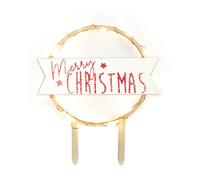 Cake Topper Led Merry Christmas (Dont 0,08?Ht D'?Co-Participation)