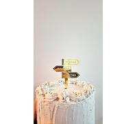 Cake topper Umrah Hajj panneau de direction