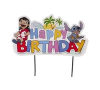 CAKE TOPPERS PAPIER ANNIVERRSAIRE STITCH 13X16.5CM Multicolore